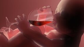 Risque pour un enfant lors de la consommation d'alcool